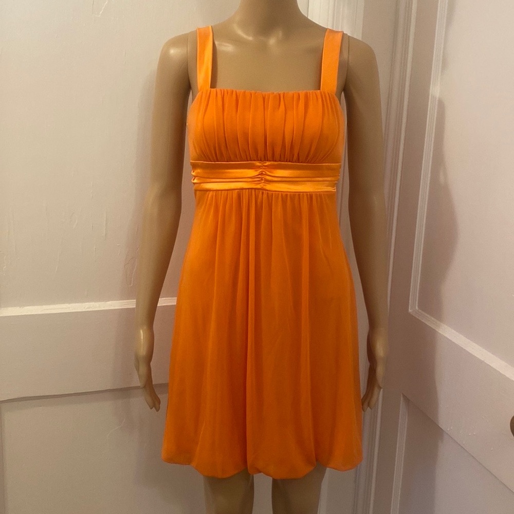 Orange Bubble Dress